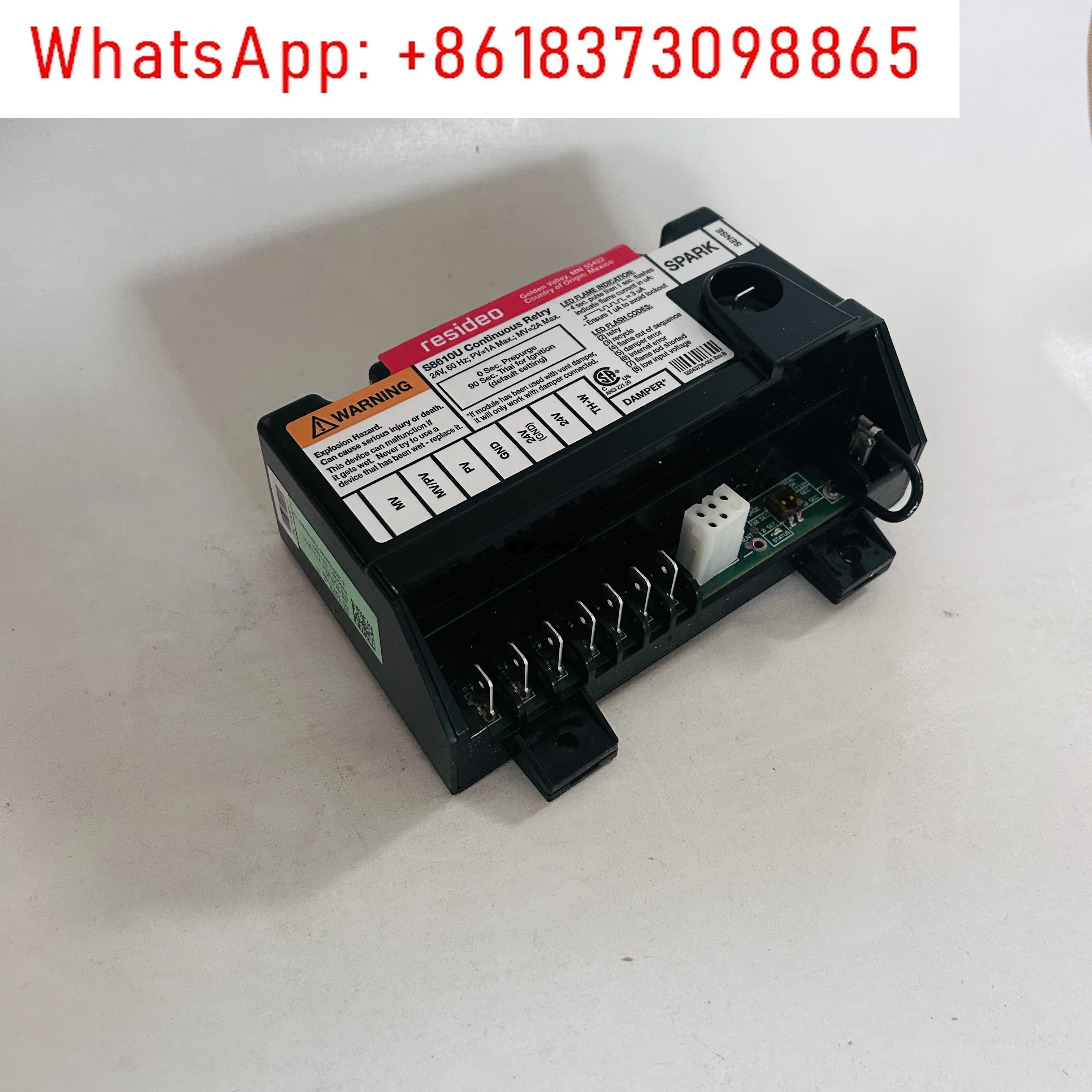 Resideo multi-systeem intermitterende ontstekingscontroller S8610U3009 Bron