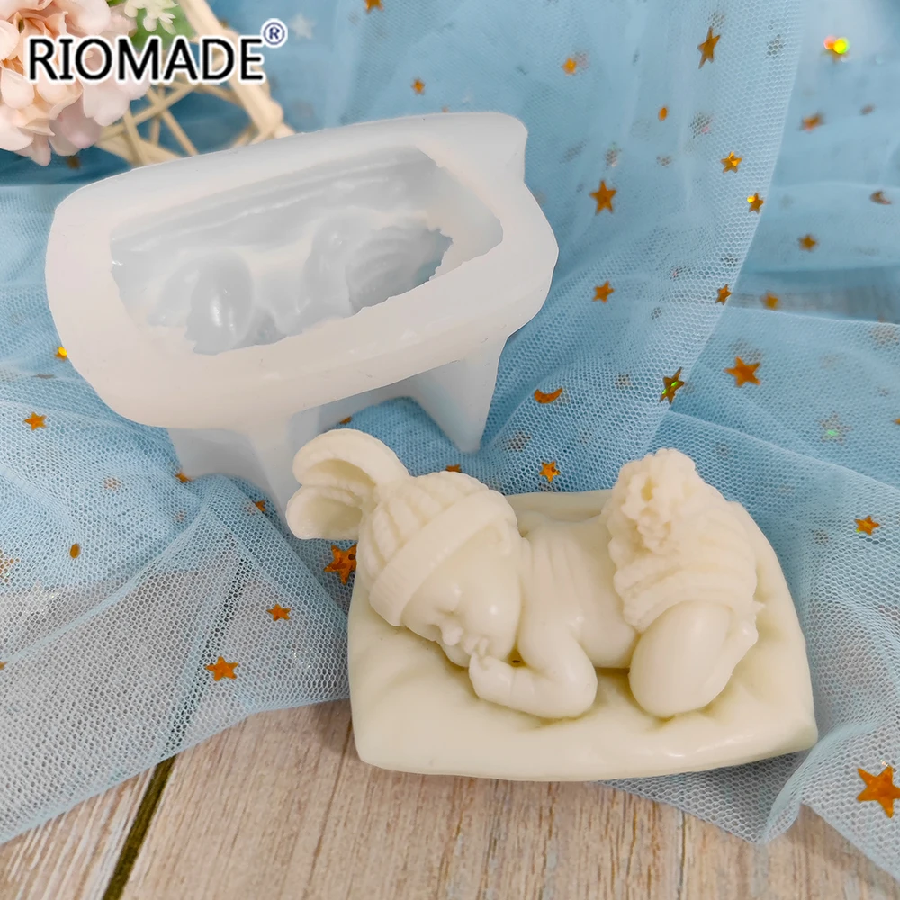 Madonna And Baby Silicone Mold Mother\'s Day Baby Style DIY Handmade Crafts Candle Gypsum Resin Chocolate Baking Mould