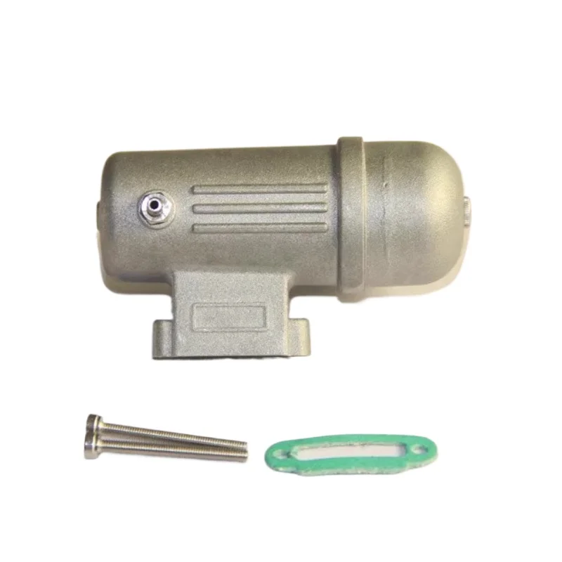 15 Level Methanol Engine Model Parts Exhaust Pipe Muffler Tailpipe Metal Chimney Gasket Screw Model Accessories Toys