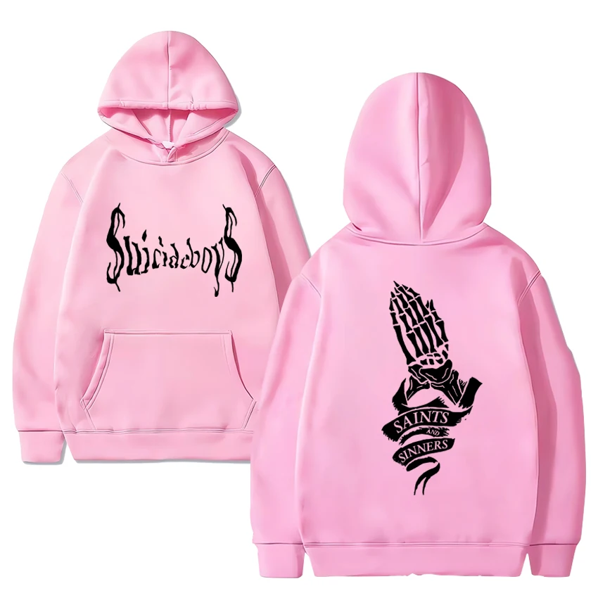 SuicideBoys-Hoodie unisex estilo gótico impressão, moletom velo, manga longa, hip hop, streetwear vintage, venda quente, homens, mulheres, 2024