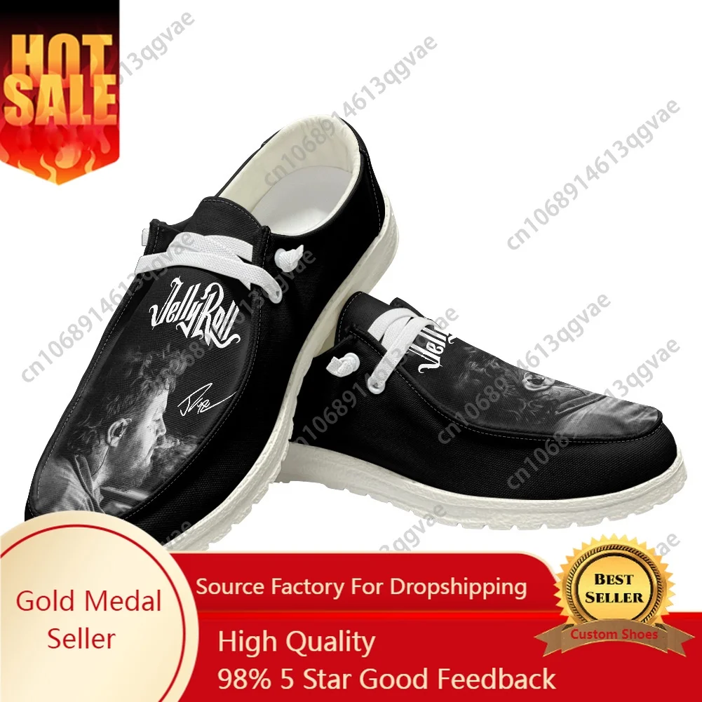 Jelly Singer Roll Music Reaper7man Casual Shoes Flat Shoe Men Woman Breathable Outdoor Lightweight Footwear Custom Made Shoes