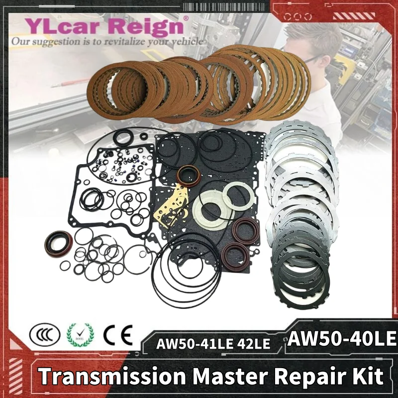 AW50-40LE AW50-41LE AW50-42LE Transmission Master Overhaul Repair Kit Oil Seal Gasket Friction Steel Plate For Volvo Suzuki Saab