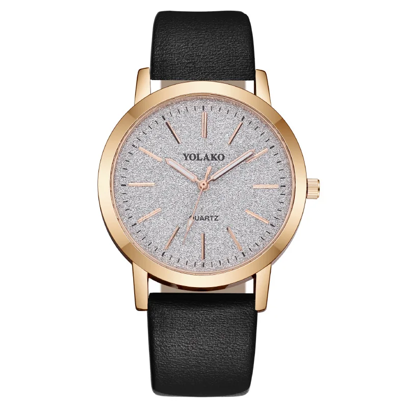 Fashion Women Quartz Watches Leather Strap Ladies Wristwatch High End Watch Fashion Casual Daily Wear Girl Student Popular Gifts view 3