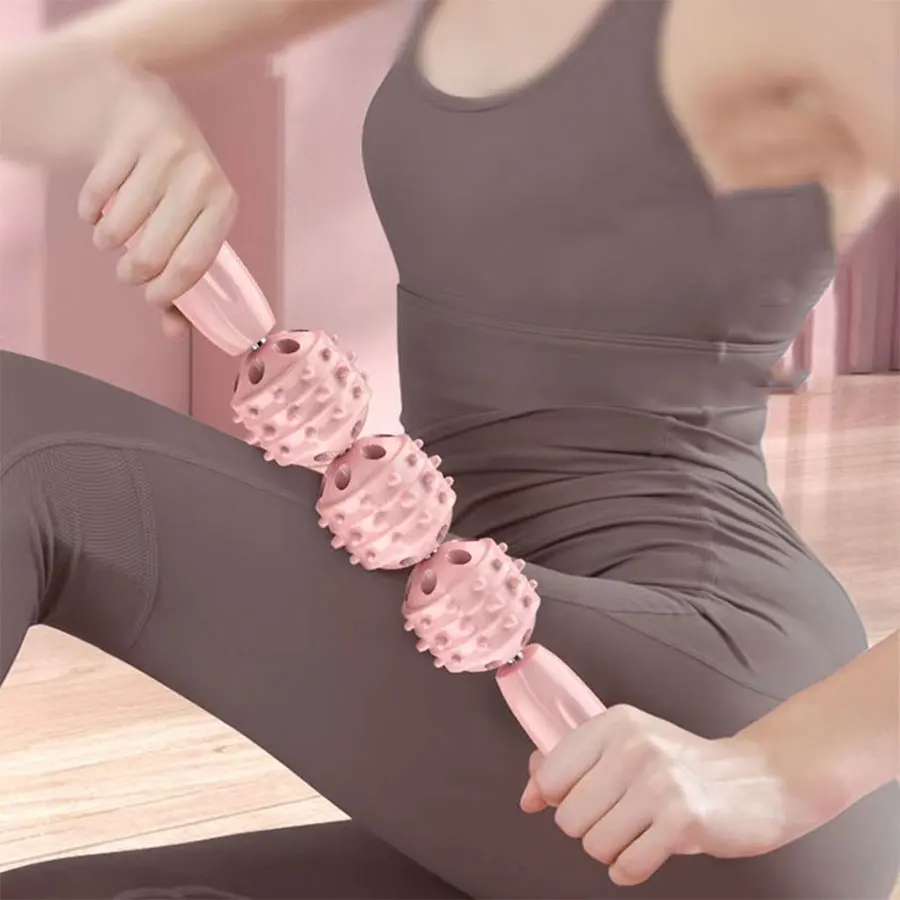 

Thin Leg Massage Trainer Stick Wolf Teeth Stick Roller Fitness Fascia Stick Leg Muscle Relaxation Roller Leg Yoga