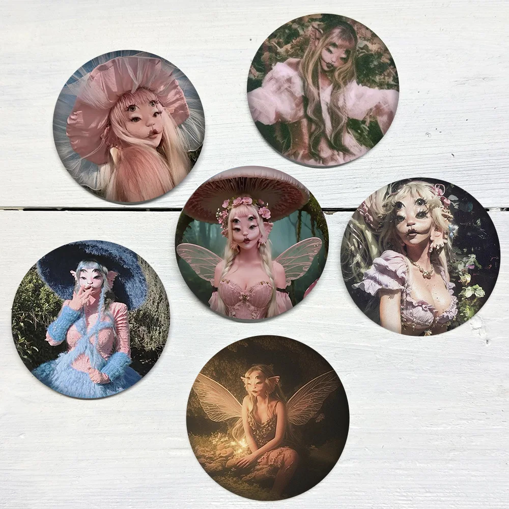 Melanie Martinez Pins Portals Crybaby Pines Brooch Fairy Girl Badge Pin Friends Cute Women Y2K Retro Vintage Jewelry Gifts