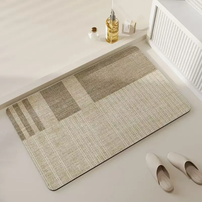 Bathroom absorbent diatom mud toilet  doormat toilet toilet floor mat toilet carpet