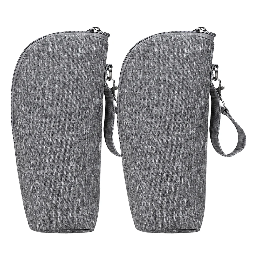 

2 шт. изолированная сумка для бутылочки молока, детская термосумка из ткани Оксфорд, прочный аксессуар для коляски, дорожный держатель для напитков