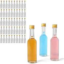 30pcs, 25/50/100/150mlMini Liquor Bottles, Reusable Plastic Empty Spirit Bottles For Baby Shower, Weddings, Parties Bridal Party