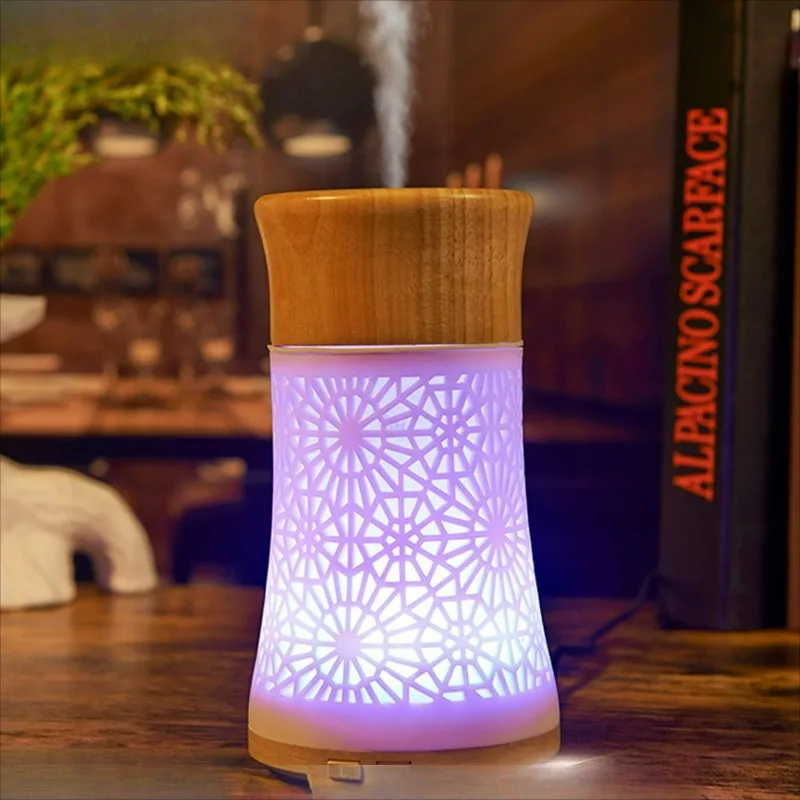 

Ультразвуковой аромадиффузор для дома и спа, 120 мл, с LED-подсветкой, для эфирных масел и ароматических спреев