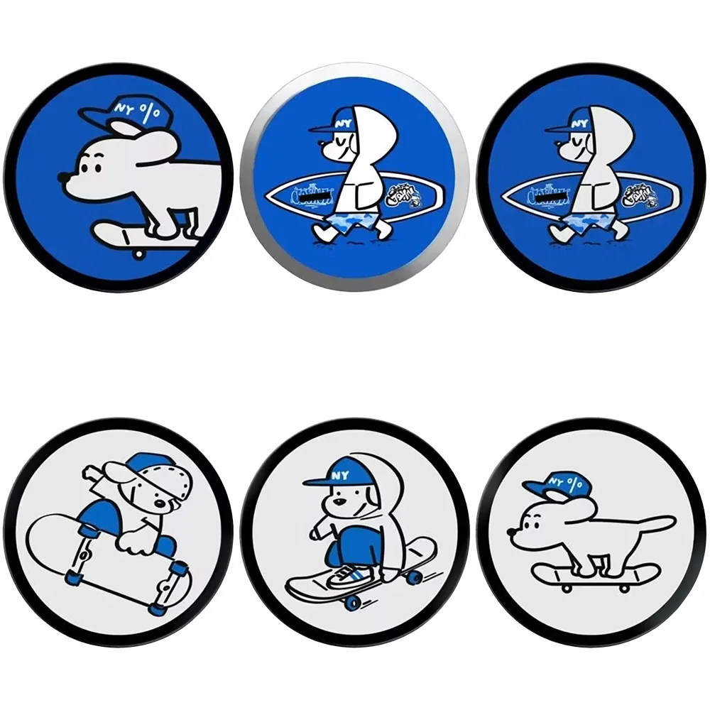 Creative Sports Cartoon Dog Magnetic Phone Folding Stand for IPhone Holder Mount Support for Galaxy S