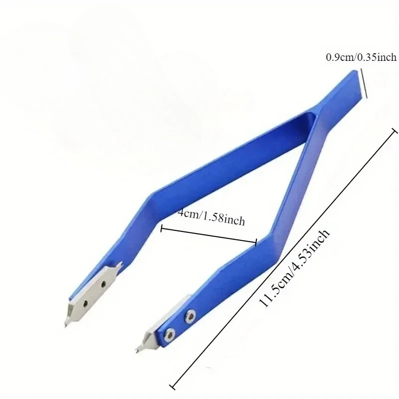 Professionelle Edelstahl V-Typ Uhrenband-Pinzette Präzisions-Federsteg-Entfernungswerkzeug für Uhren, Armbänder & Schmuckreparatur – Detail 6