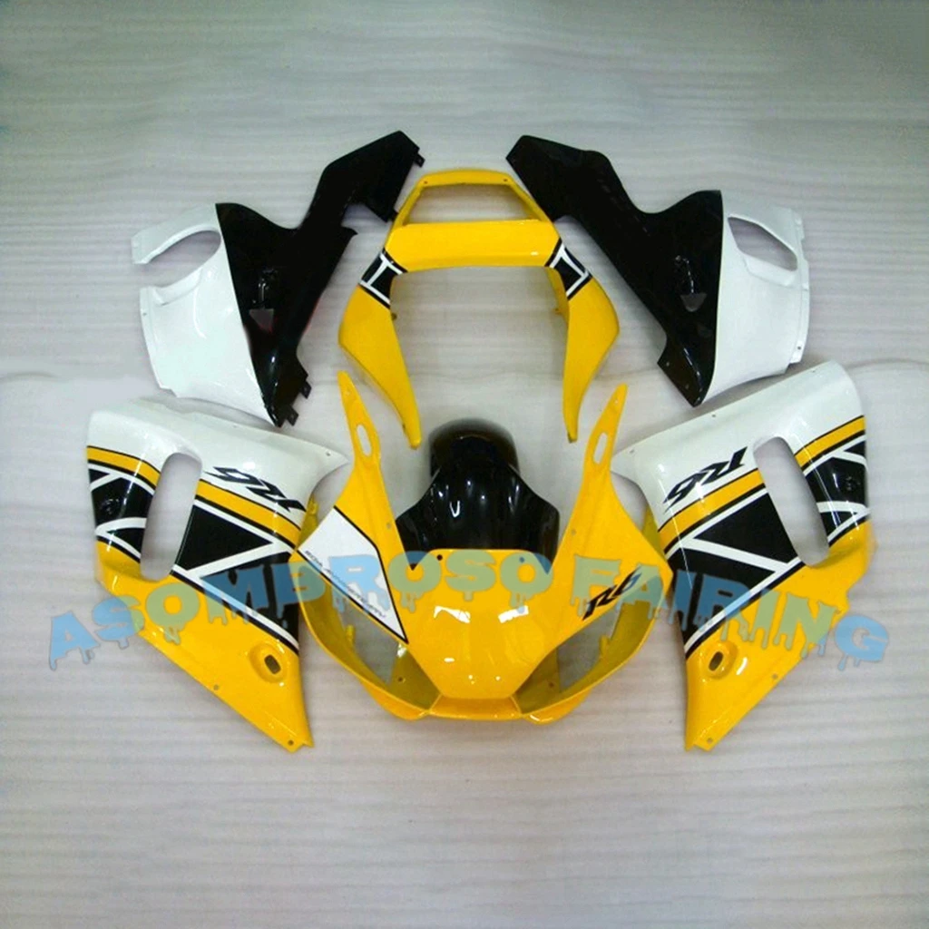 New ABS Motorcycle Fairings Kit Fit For YAMAHA YZF- R6 1998 1999 2000 2001 2002 98 99 00 01 02 Black with Stickers Bodywork Set