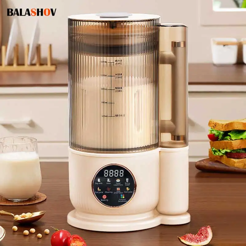 1500ml Household intelligent fully automatic multifunctional wallbreaking machine soymilk machine US/EU Plug