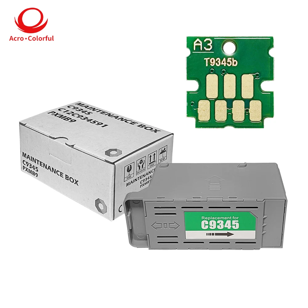 C9345 Maintenance box Chip with Chip For Epson L11160 L15150 L15160 L6550 L6570 L8160 L8180 L8180 L5150 L5160 Waste Ink Tank