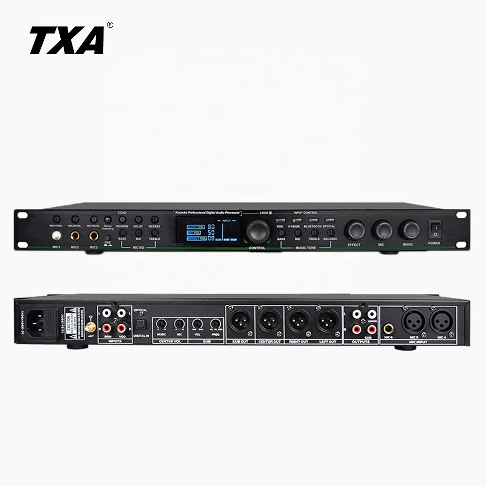 Professional Analog Karaoke Processor DSP Microphone Echo Reverb Audio Processor CP9