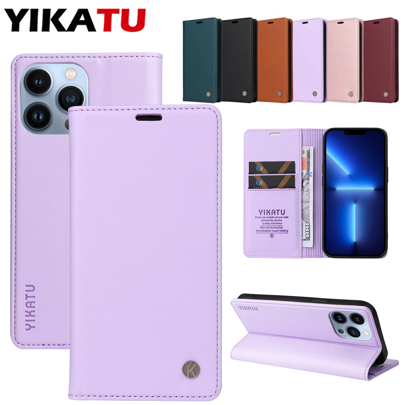 

RFID Blocking Layer Protect Cover Wallet Anti-Theft Magnetic Leather Case For iPhone 14 Pro Max 13 12 11 SE 2 X XS XR 8 7 Plus