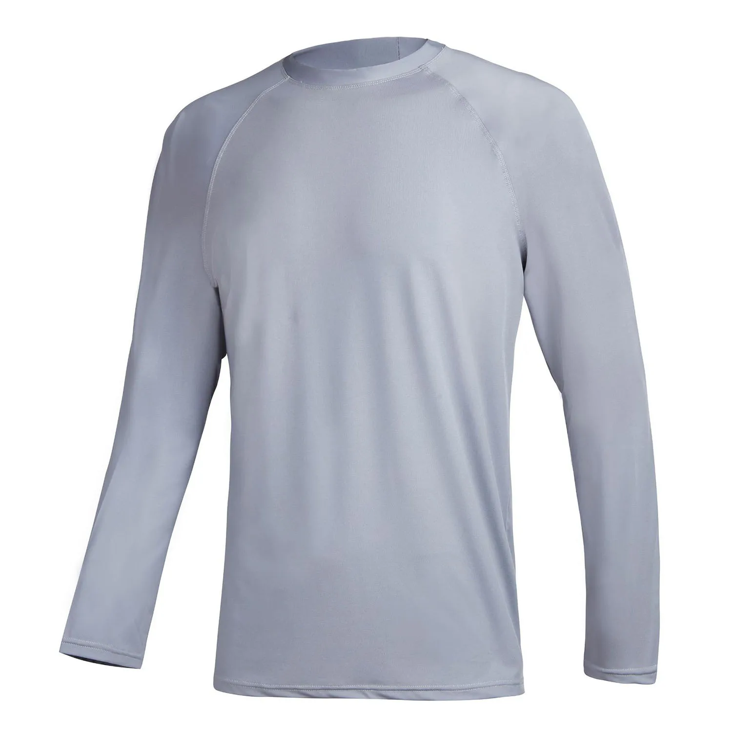 Herren Langarm Schwimm hemden Rash guard bis 50 UV Sonnenschutz hemd sportliches Training Laufen Wandern T-Shirt Bade bekleidung – Detail 20