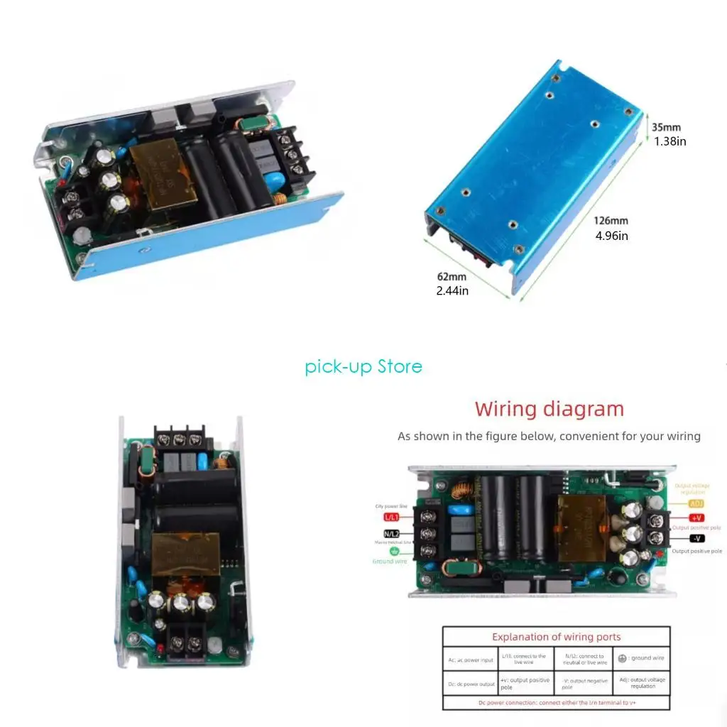 

Q5WA Plug Play 12V 10A Power Supply Module Universal Compatibility for Consumer Electronics