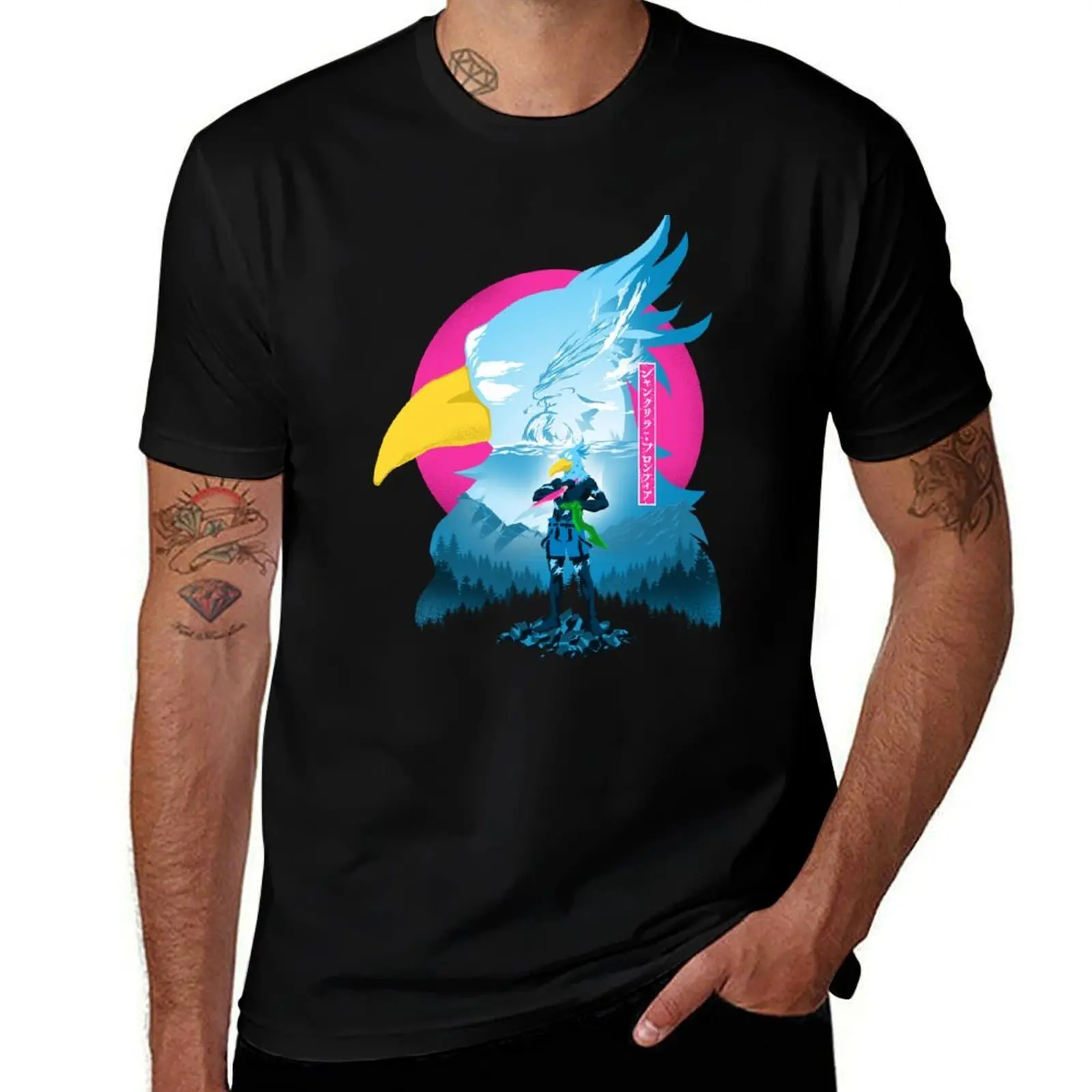 Sunraku Twin Blade User T-Shirt t shirt man cotton man tshirt T-Shirt