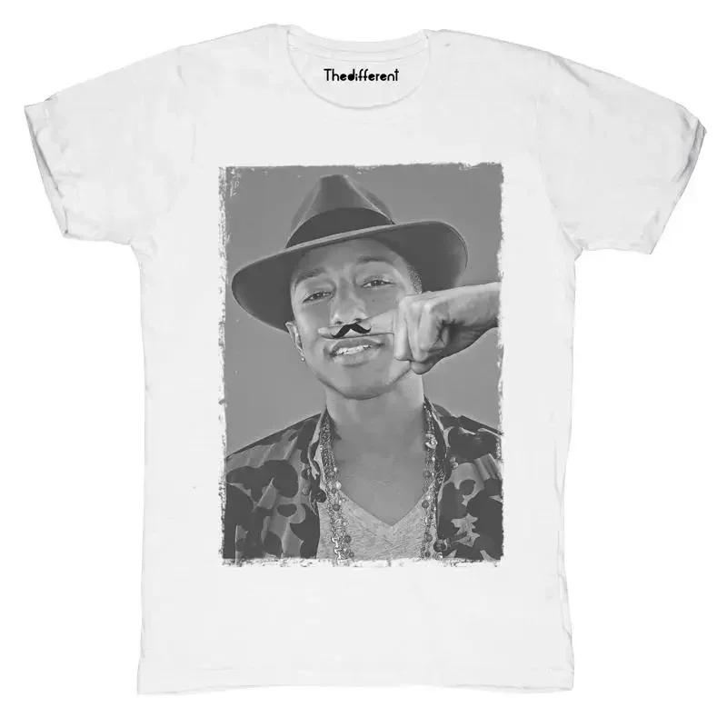 Nueva camiseta Blaze Man Funny Pharrell Mustache Idea