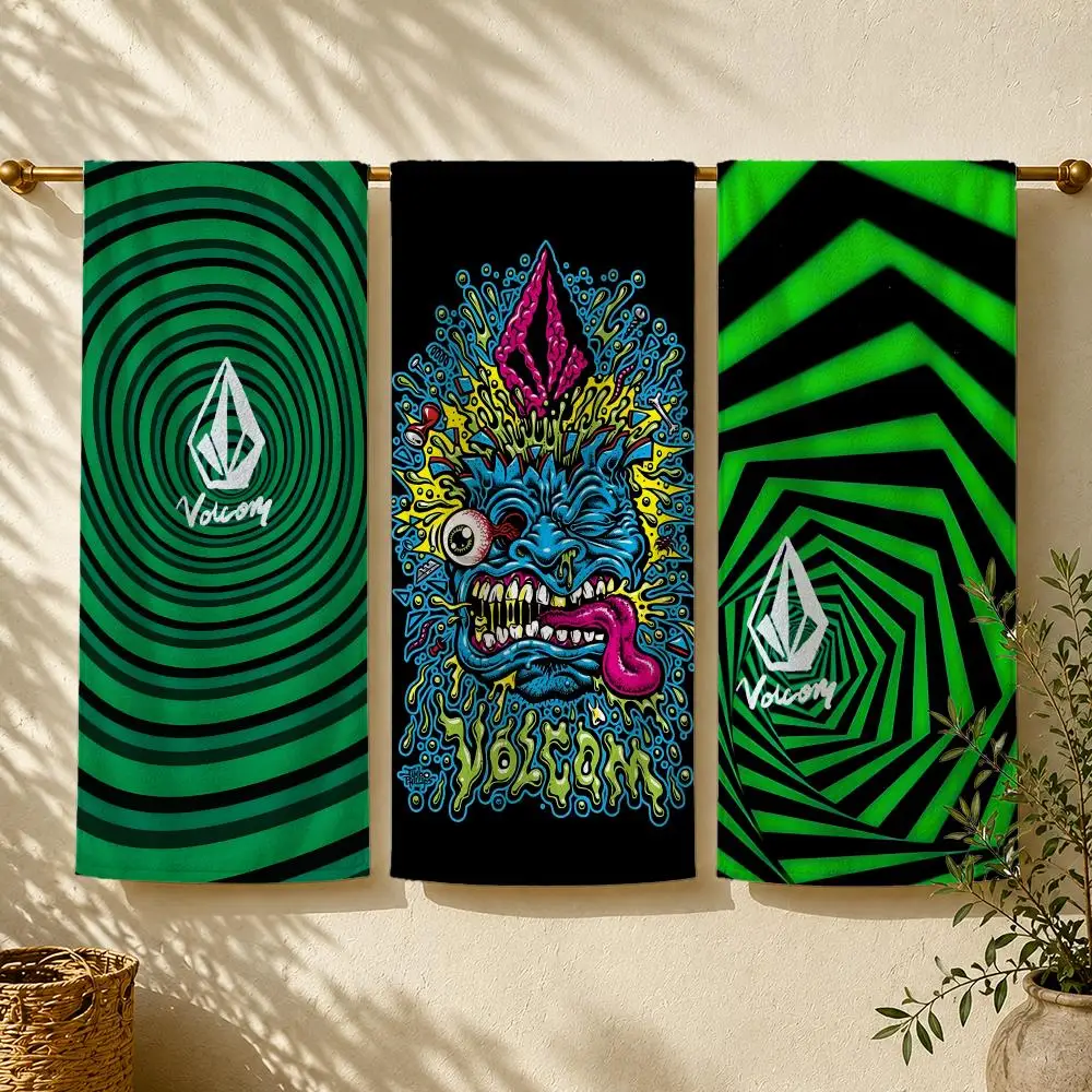 Fashion Brand V-Volcom Towel Towel beach towel, quick drying absorbent bath towel for Swim,Gym,Camping,Outdoor hot