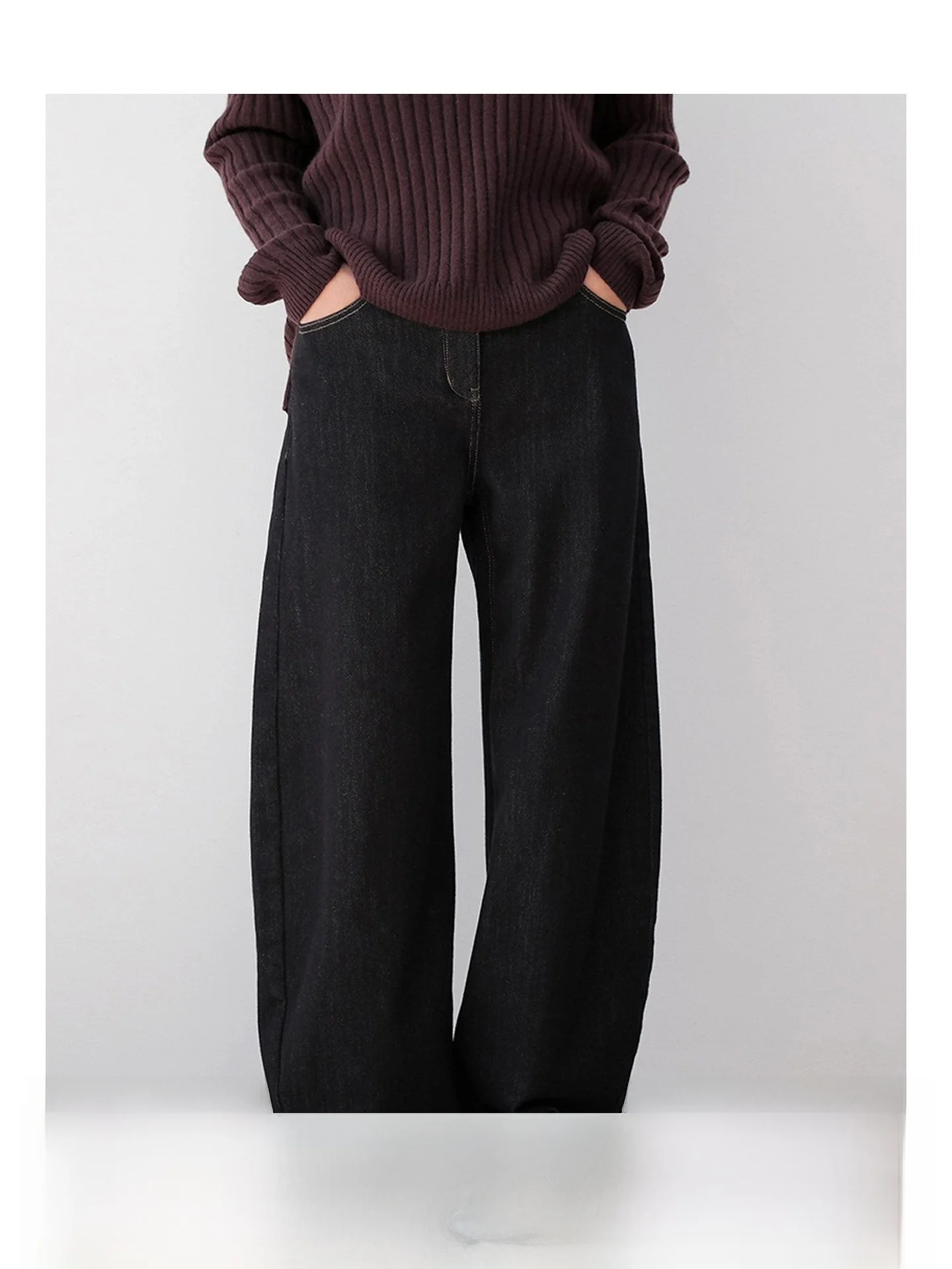 

Мягкие джинсовые брюки-комбинезон из денима для женщин, повседневные, экологичные, с высокой талией, осенне-зимние, новинка, для работы и повседневной носки, женские джинсы