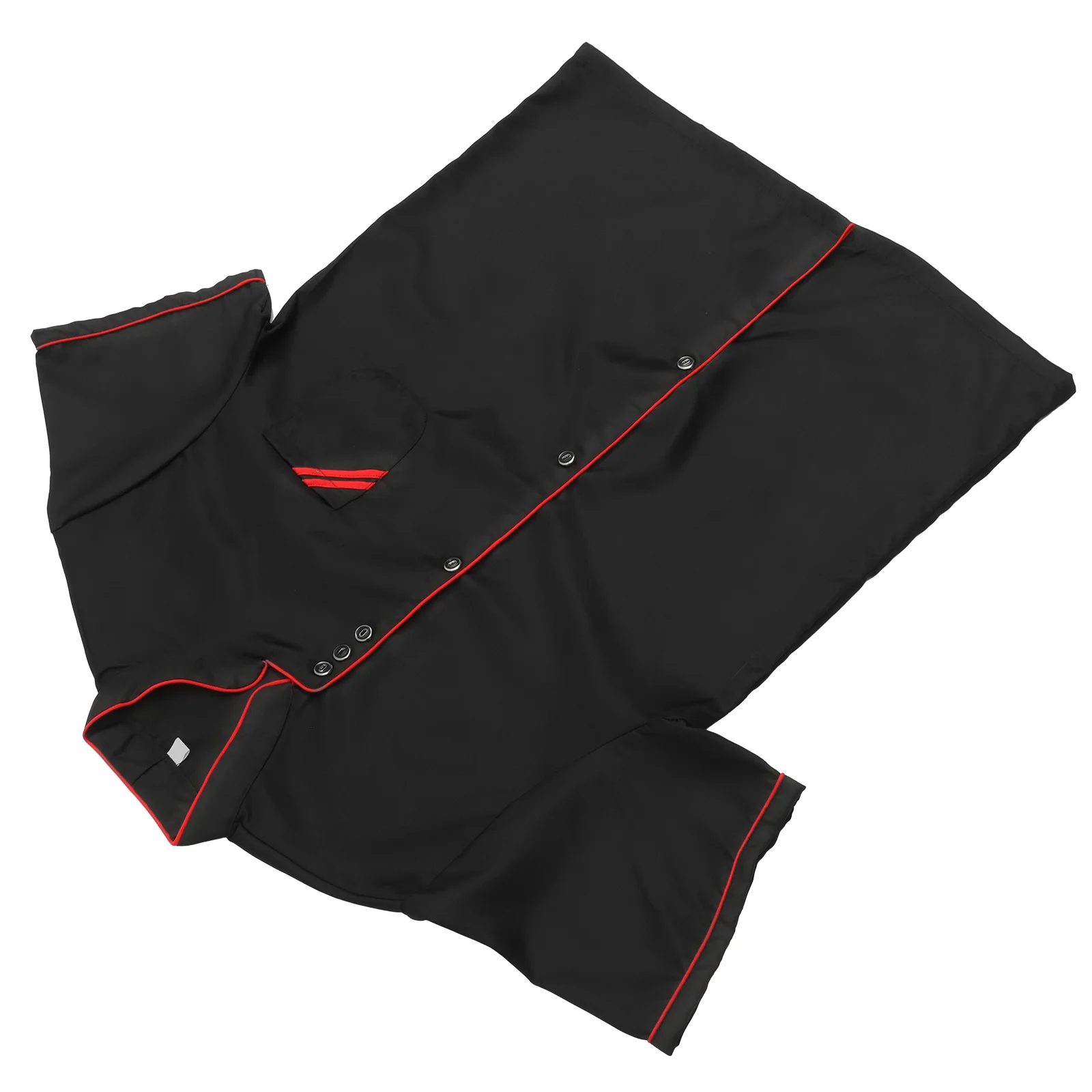 Short Sleeve Chef Shirt Xxxl Black Premium Breathable Catering Uniform Restaurant Hotel Kitchen Workwear Men Women Loose