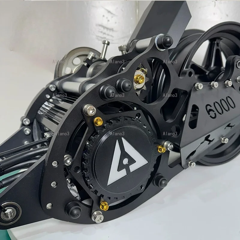 Secondary drive central motor assembly is suitable for No. 9 calf pole core straight up 3000w4000w water cooling