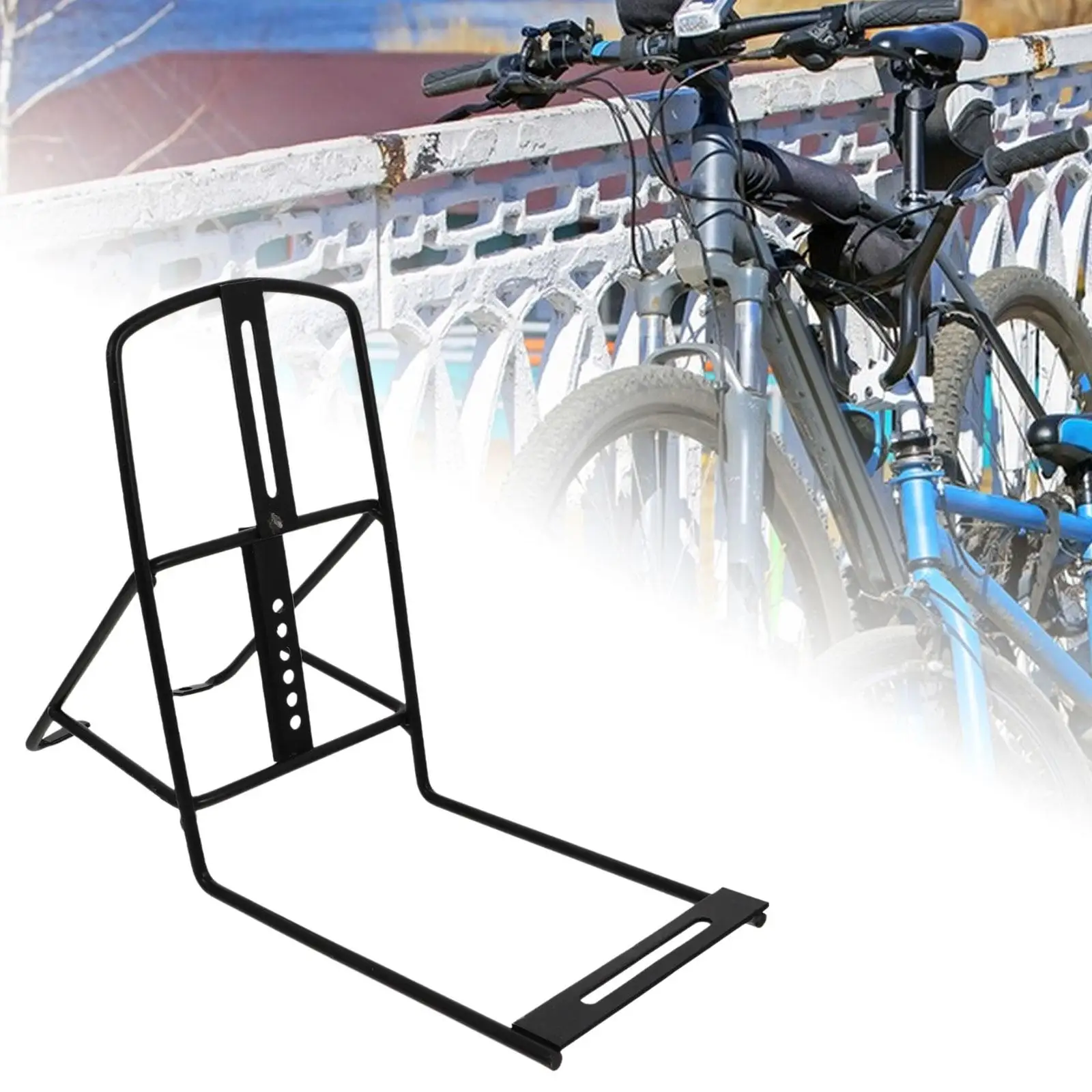 Bike Front Cargo Rack Pannier Rack Bike Fork Mount Easy to Install Stable Basket