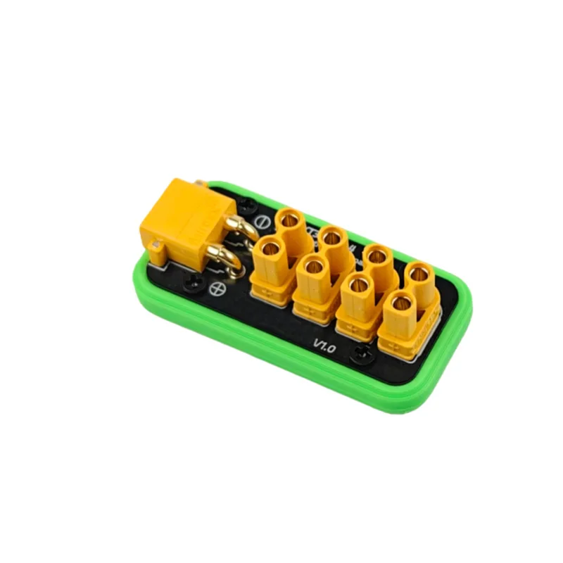 1PCS 30A XT30 Port 1 to 4-Channel Power Distribution Board XT30 Plug Socket Module for RC Model Car/Vehicle/Boat DIY Accessory