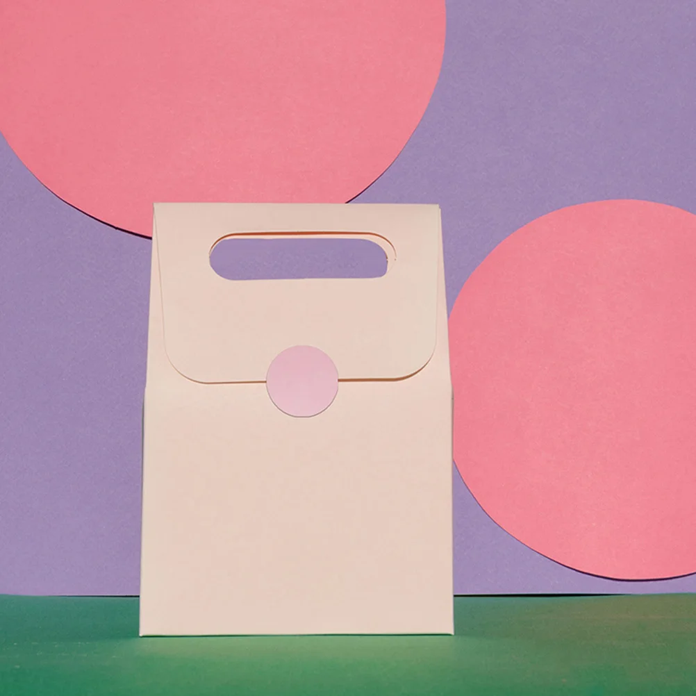 2 rotoli di piccoli adesivi a punti rotondi Etichette circolari adesive luminose per organizzare l'imballaggio Carta adesiva sigillante