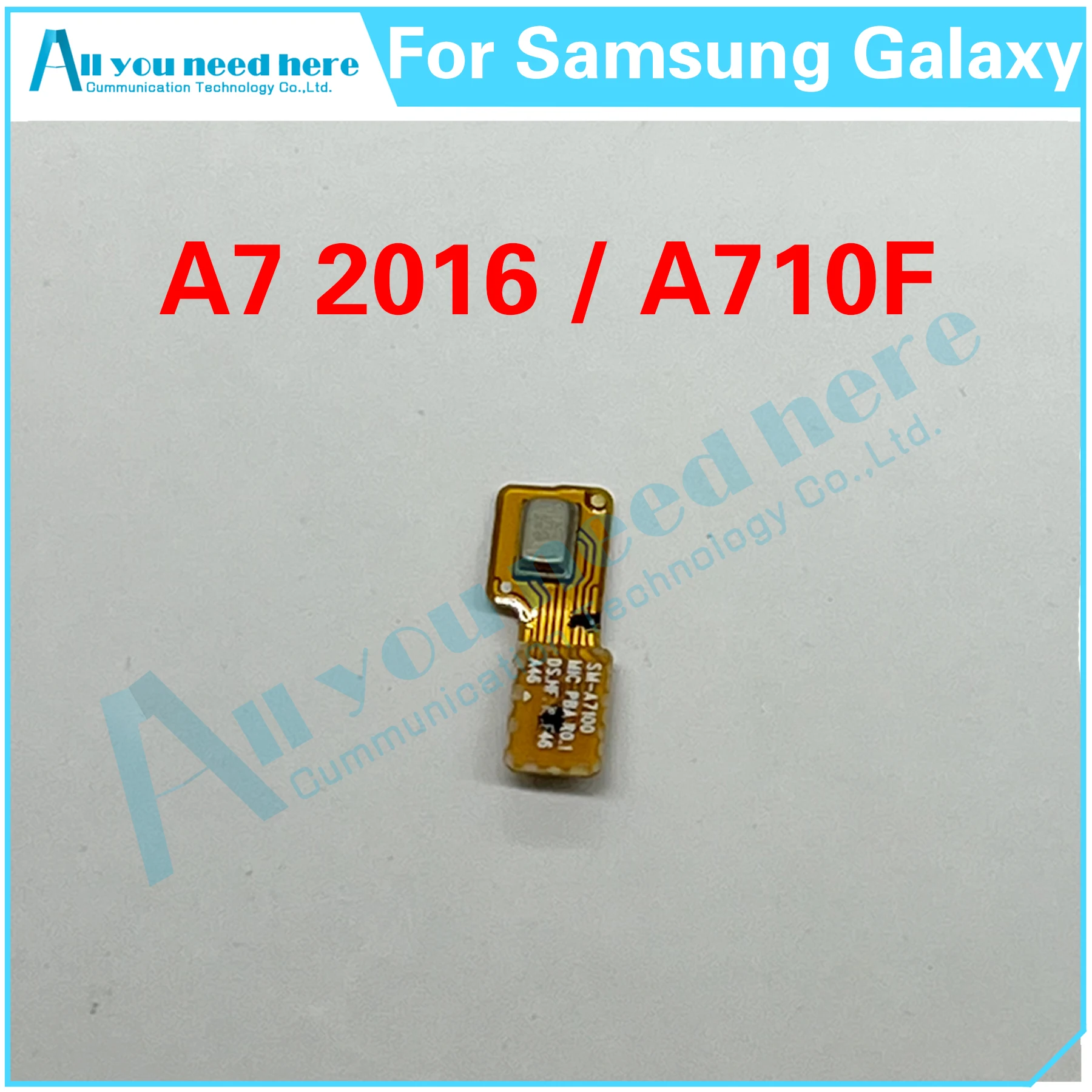 For Samsung Galaxy A7 2016 / A9 2016 SM-A710F SM-A9000 A710 A710F A9000 Mic Speaker Microphone Transmitter Replacement