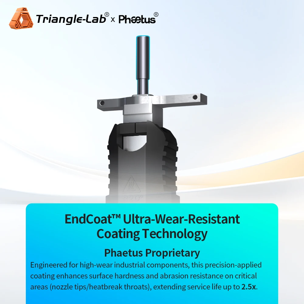 Trianglelab Conch Hotend ®   Idealne dopasowanie do powłoki wykończeniowej QIDI Plus4 ™   Dysza 0.2 0.4 0.6 0.8mm 30mm³/s Szybka do QIDI Plus 4 — zdjęcie produktu 3