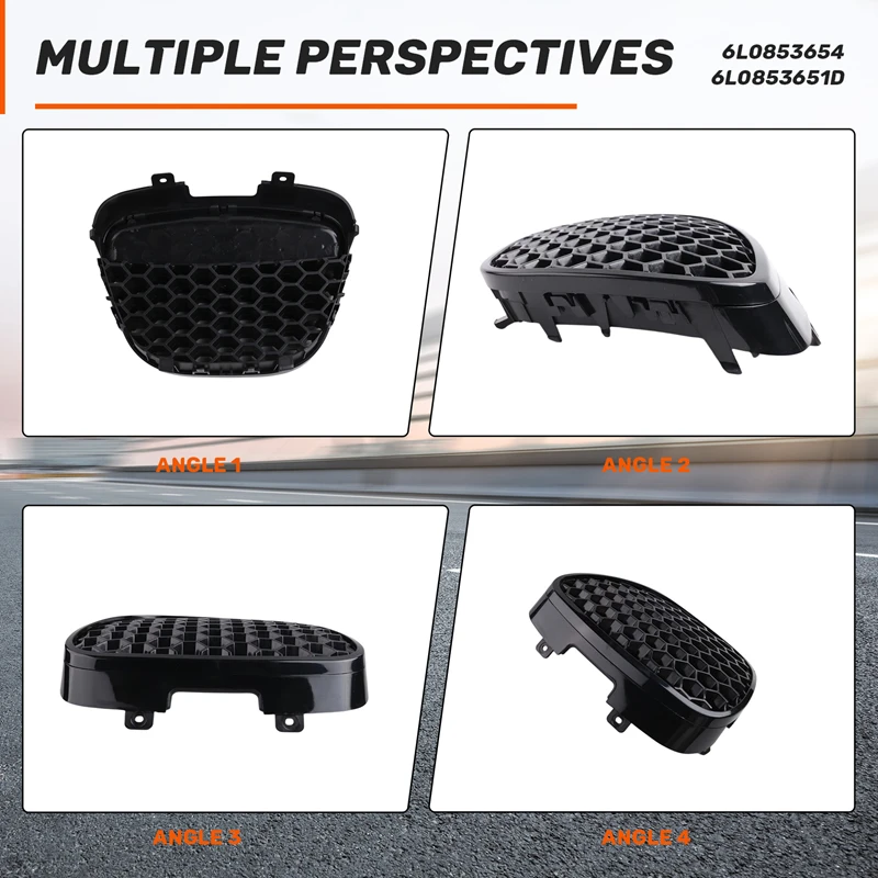 Super Sale Car Front Bumper Grill Honeycomb Grille Mesh for Seat Ibiza Cordoba Typ 6L 2002-2009