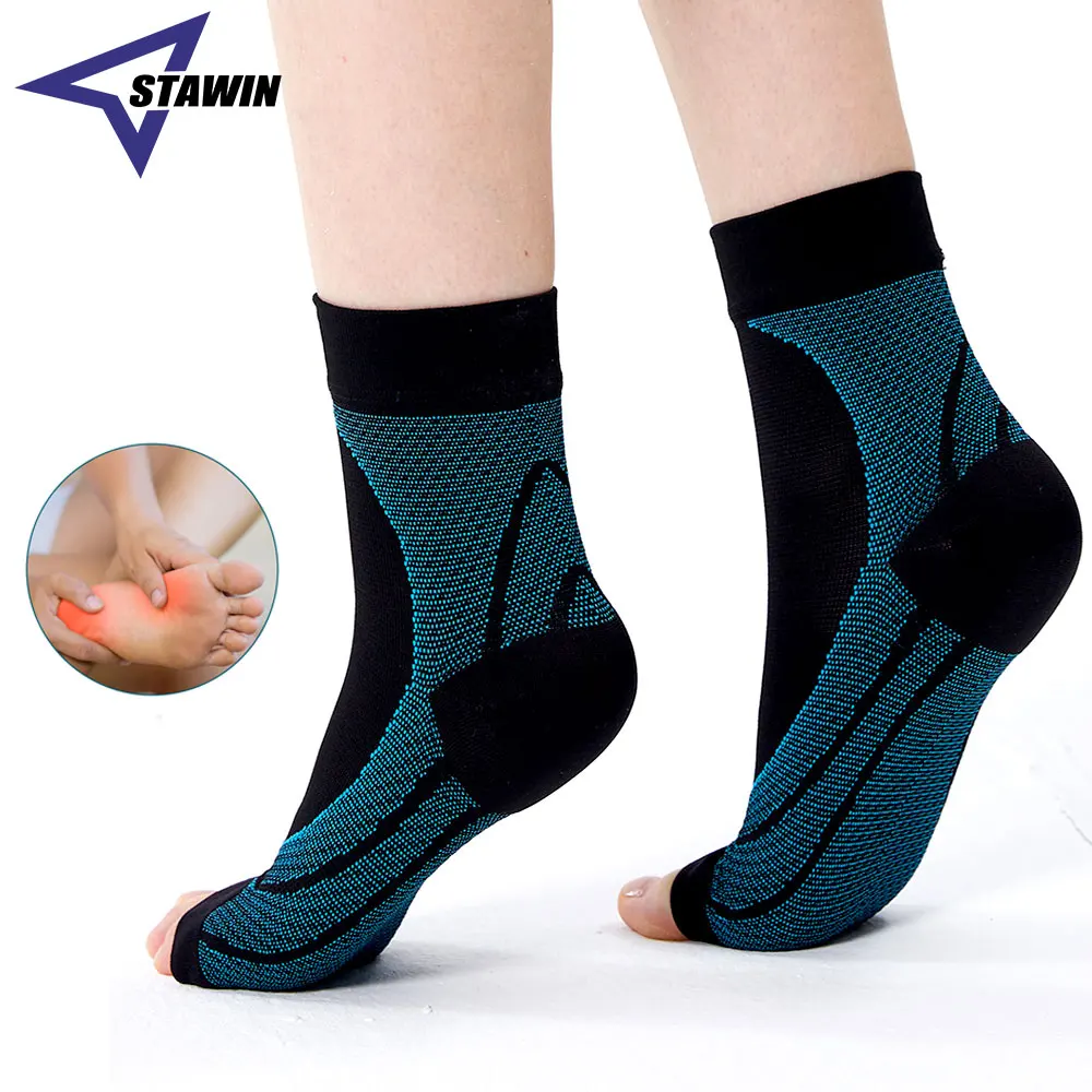 1 Pair Neuropathy Socks Compression Ankle Sleeve for Ankle Swelling, Plantar Fasciitis, Sprain,Neuropathy,Compression Arch Brace