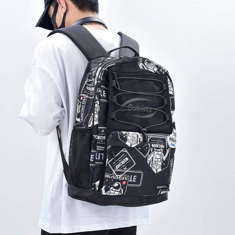 

Schoolbag Male Student 2022 New Large-capacity Backpack College Student Personality Trend Cool Backpack Laptop Bag