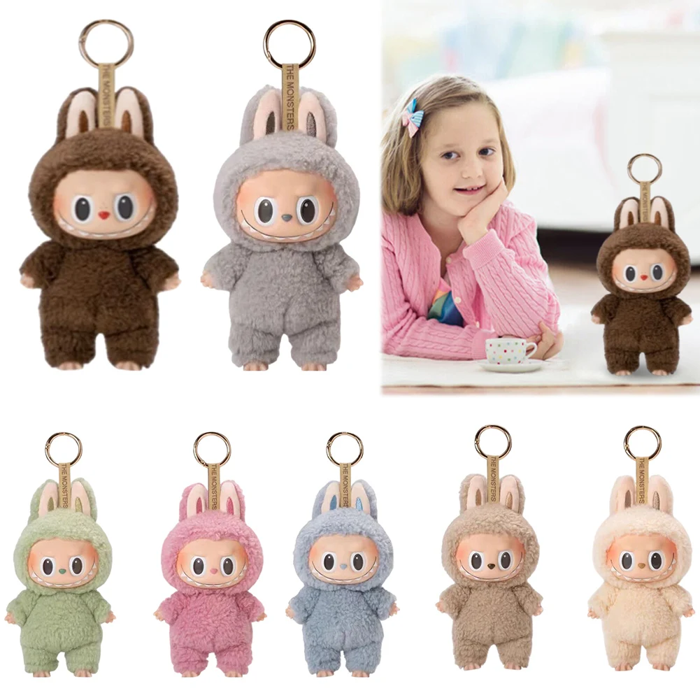 Labubu Gift New Hot Cute Labubu The Monsters Toys Cardiac Macarone Kawai Surprise Gifts Toy Guess Bag Figure Replica Keychain