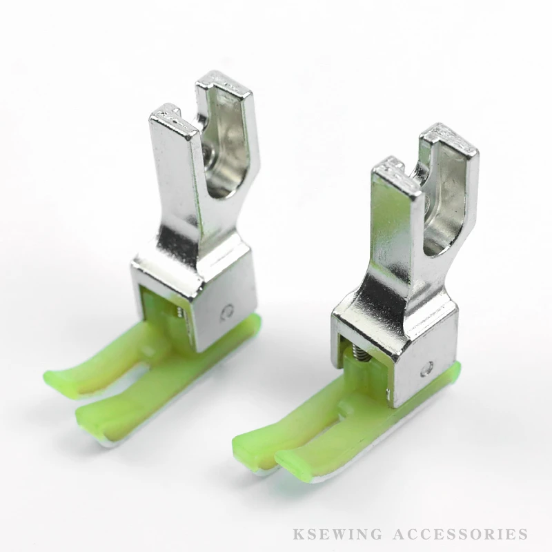 RIGHT and Left Plastic Compensating Presser Foot For Industrial Single Needle Lockstitch Sewing Machine 1/16 1/32 inch