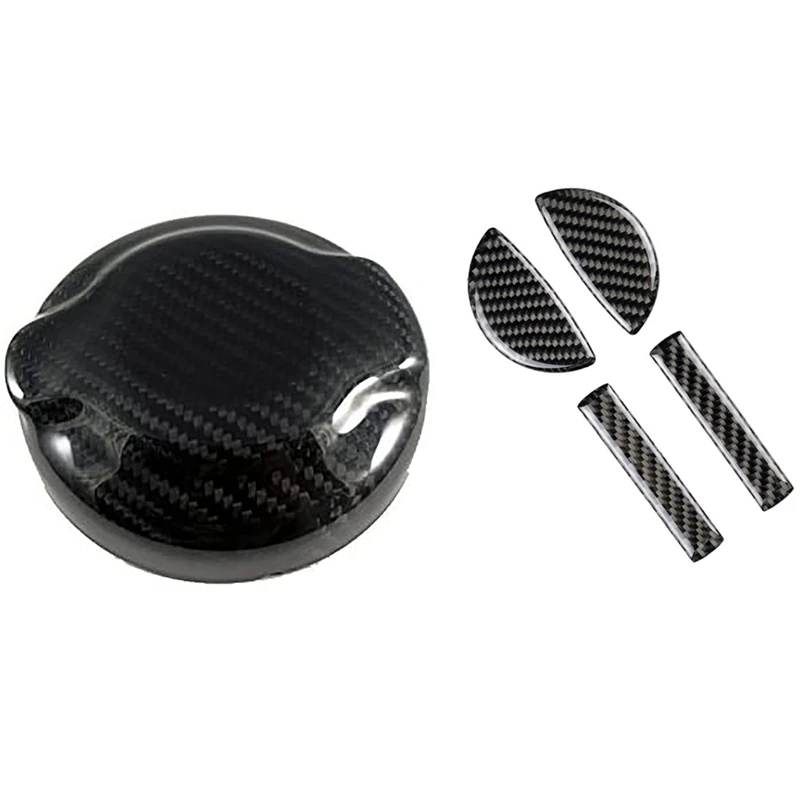 For Mini Cooper F54 F55 F56 JCW F57 Carbon Fiber Door Handle Cover & Dry Carbon Fiber Gas Tank Fuel Tank Cap