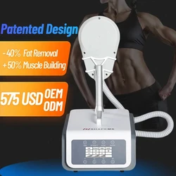 2024 New Portable Single Handle RF EMS Muscle Stimulation Shaping Machine for Weight Loss and Muscle Building