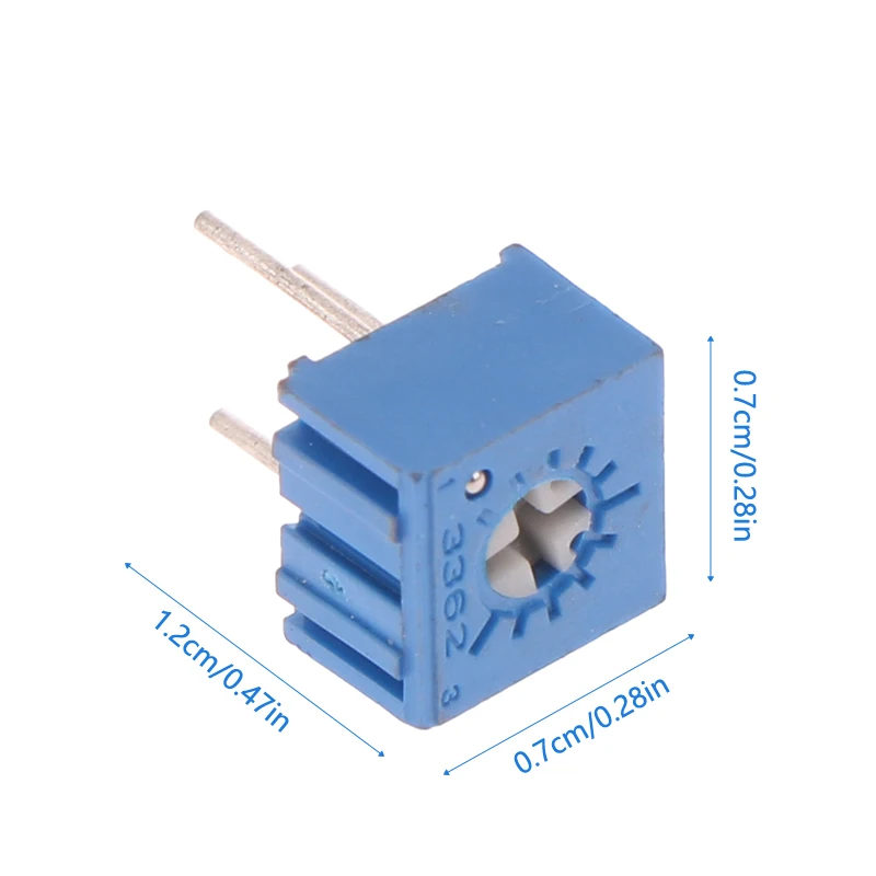 Potentiomètre réglable de type debout, résistance de coupe de précision, 3362, 203, 20K, 3362P-203, 10 pièces