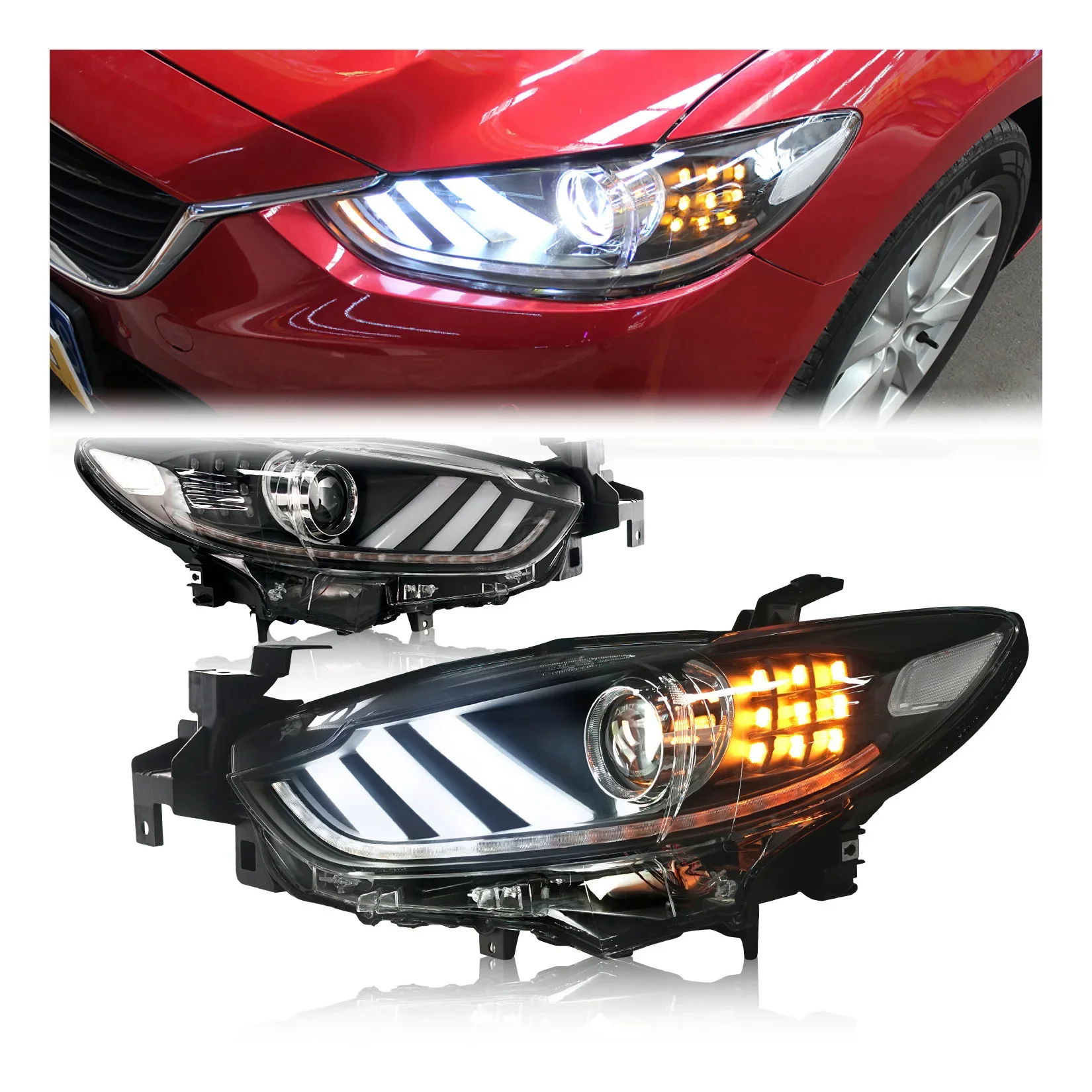 for mazda 6 atenza LED headlight 2014 2015 2016 2017 2018 parts headlamp High quality car lights led headlight