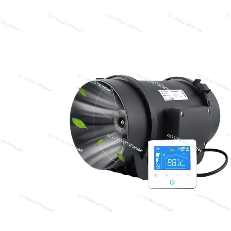 

Frequency Conversion Duct Fan 6 Inch Silent Strong Exhaust Fan Kitchen Household Exhaust Fan Bathroom Ventilation