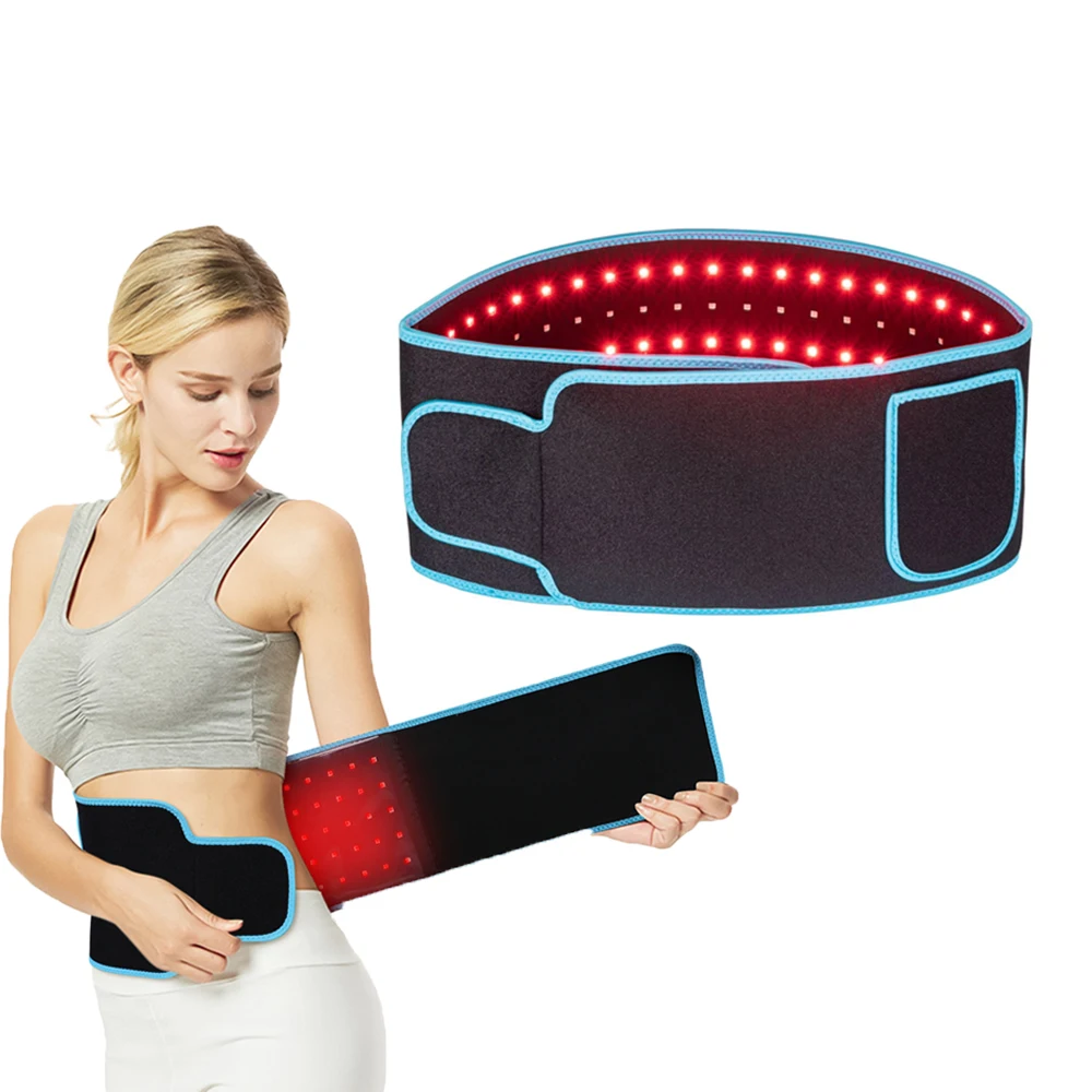

Infrared Red Light Therapy Belt 850nm 660nm Waist Heat Pad Joint Back Pain Relief Wrap Burn Fat Slimming Machine Red Light Belt