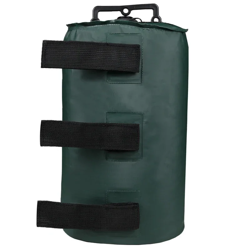 2PCS Canopy Water Weights Bag, 10KG, Heavy Duty Canopy Water Weight Bag Leg Weights for Outdoor Canopy, Tent, Black, Green