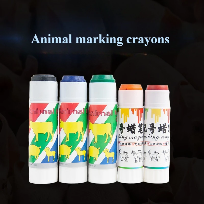 60g/85g Animal Marking Crayons Water-soluble and Scrubbable and Not Easy To Break for Animal Markings in Livestock Farms