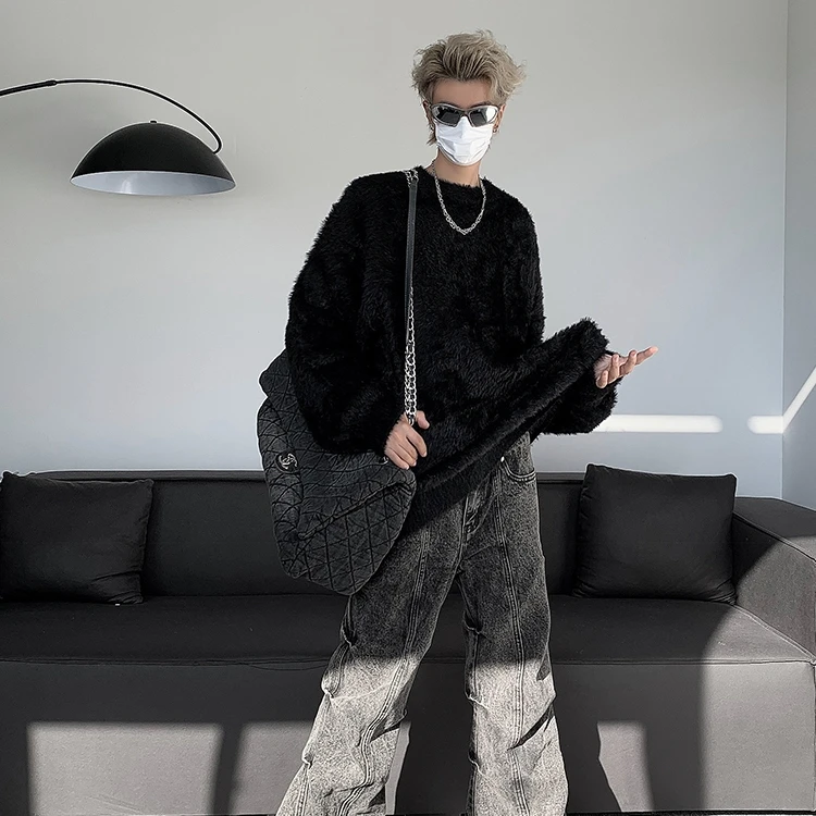 Loose Fit Men's Kni… - image