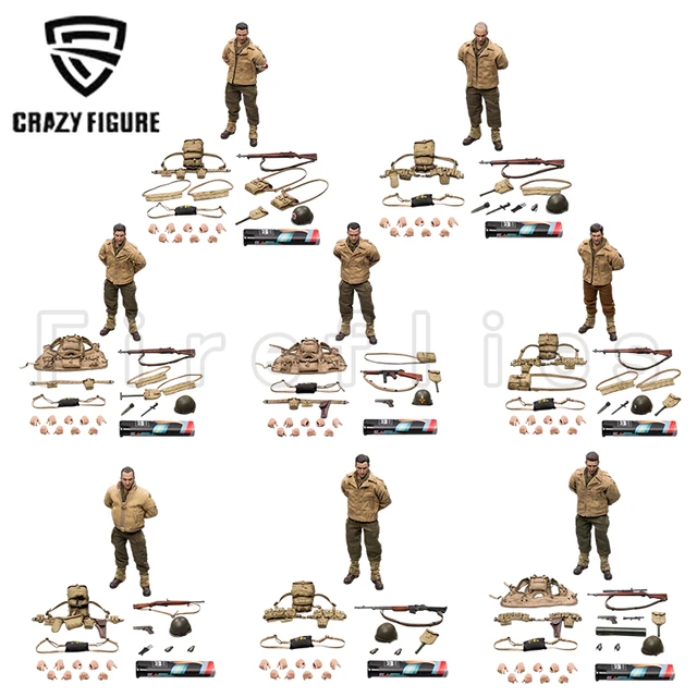 6inches Crazy F 1/12 Action Figure Norman Landing US Ranger Anime Movie  Model For Gift Free Shipping - AliExpress