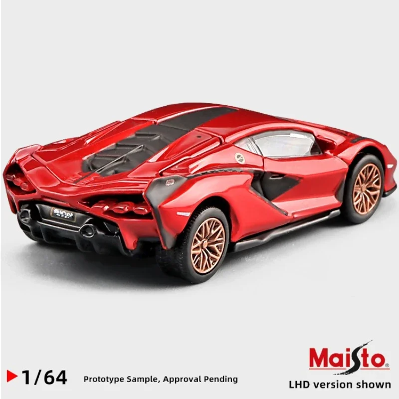 

Модель из сплава Huracan Perfoemante Sián FKP 37, модель суперкара, имитация миниатюрной модели Voiture, домашний декор: 64 коллекция Lamborghini