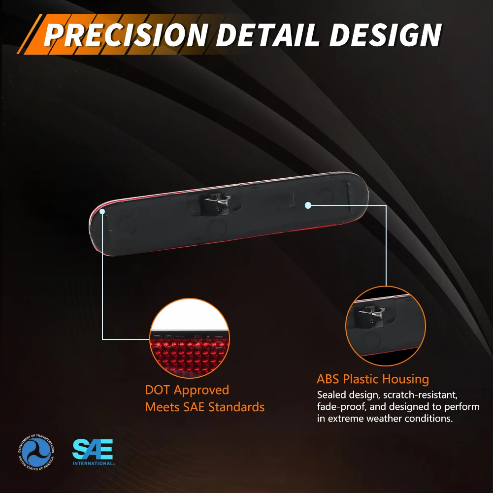 2 قطعة عاكسات المصد الخلفي الذيل ضوء الضوء الخلفي يغطي ل 2006 2007 2008 2009 2010 2011 شيفروليه HHR لا لمبة/المقبس